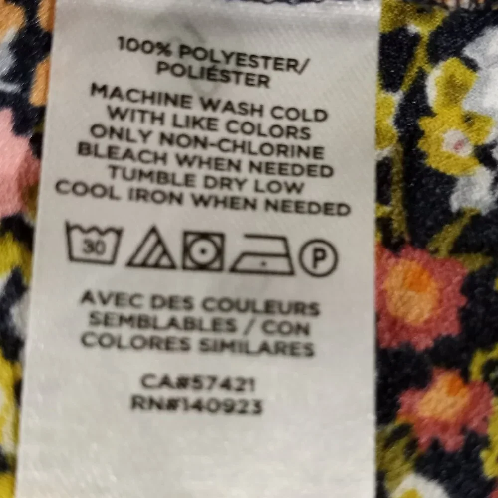 LOFT MULTICOLOURED FLORAL PRINT A-LINE SKIRT WOMEN SIZE M - Picture 2 of 6